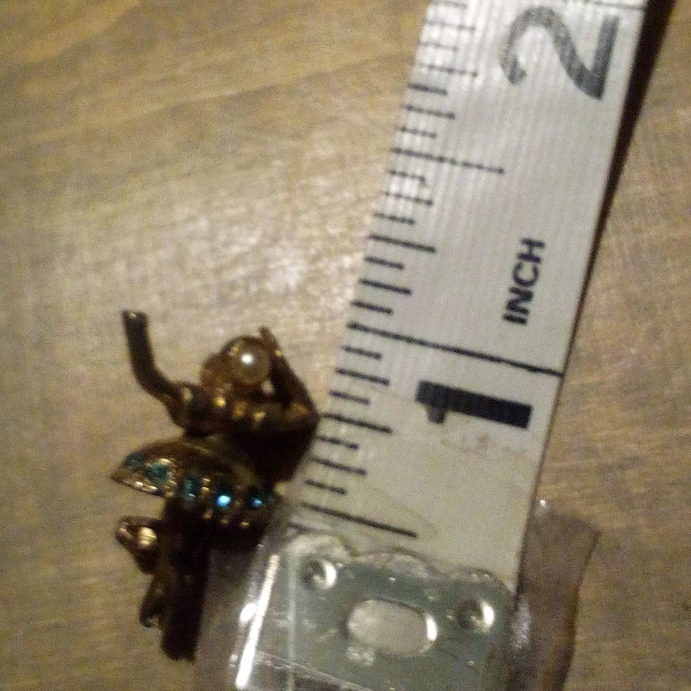 Tiny Little Vintage Ballerina Pin Brooch
